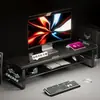 Suporte multifuncional para monitor, rack de armazenamento para computador, organizador de mesa de escritório