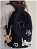 Mochila Escolar para Mujer, Mochila Estilo Japonés, Mochila con Diseño Lindo de Nicho para Niña, Mochila Estrella de Gran Capacidad, Mochila Ligera