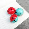 Grande Sino Colorido de Cinco Estrelas de 4cm Natal Fofo Pingente de Chaveiro Estilo Doce Sino Bicolor Pintado por Spray Acessório