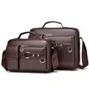 Bolso de mano para hombre Negocios para hombre Maletín para hombre Bolsa horizontal para computadora Bolso bandolera de mensajero moderno de gran capacidad GA