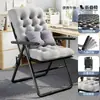 Silla plegable reclinable, adecuada para siestas en la oficina, se puede usar para sentarse o acostarse, una silla cómoda para relajarse, con respaldo, ideal para habitaciones de estudiantes o como silla de computadora