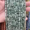 4x4mm Ágata Tubo Redondo Contas Soltas Acessórios para Joias DIY Contas Cilíndricas de Cristal Rosa Colar Produtos Semi-Acabados Atacado