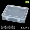 Caja de plástico transparente rectangular engrosada con tapa caja de piezas de herramientas caja de almacenamiento caja de pp caja de almacenamiento grande al por mayor