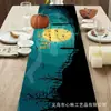 Toalha de Mesa de Halloween Mais Vendida Transfronteiriça, Toalha de Mesa de Decoração de Feriado de Alta Qualidade, Arranjo de Banner de Mesa, Personalização de Bandeira Atacado