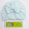 Europa y Estados Unidos transfronterizo nuevo sombrero de bebé con lazo jacquard gorra a rayas transpirable para niños sombrero de bebé