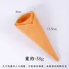Cono crujiente de imitación DIY pegamento de crema arcilla de helado contenedor accesorios divertidos comida de juego modelo juguetes al por mayor