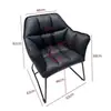Sillón sofá de manicura minimalista nórdico para uso doméstico, silla de maquillaje de ocio individual, sillón sofá de manicura perezoso para balcón y dormitorio