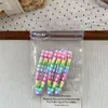 Novo estilo coreano gota d'água onda bolinhas franja de menina grampo quebra-cabeça bolsa xadrez infantil colorido clip lateral quebra-cabeça acessórios de cabelo