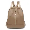 Mochila de Piel Suave Estilo Coreano para Otoño e Invierno 2025, Ligera y Repelente al Agua, Bolso para Estudiante Universitario, Bolso Casual Simple para Viajes