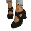 Sandalias de Verano 2026 Nuevas de Comercio Exterior Talla Grande para Mujer Casual Cómodas con Tira Cruzada Moda Ropa Exterior Talla Única