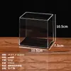 Caja de Almacenamiento de Acrílico Plástico Transparente Cuadrada Caja de Exhibición Caja de Empaque para Souvenir Regalo Galleta Dulce Té