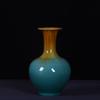 Jingdezhen Vaso de Cerâmica Ornamentos Cor Esmalte Forno Crack Azul Beleza Garrafa Clássico Artesanal Decorações Criativas