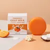 Jabón Desodorante Limpiador de Caqui, Espuma Densa, Fácil de Enjuagar, Refrescante, Control de Grasa, Fragante, Jabón de Uso General para Baño y Lavado de Cara