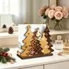 MZ1280-1290 Portarrollos de Papel de Cocina Navideño Adorno Decoración Festiva Caja de Almacenamiento para Servilletas de Papel Adorno de Escritorio