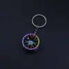 Llave Ajustable para Engranaje de Cubo de Rueda de Coche, Motor de Motocicleta Modificado, Llavero de Pistón, Pequeño Regalo de Metal