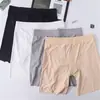 Cueca Boxer Nova Primavera e Verão Feminina Anti-Exposição Sem Costura Seda de Gelo Calça de Segurança Comércio Exterior Transfronteiriço Tamanho Grande Calça de Segurança Roupa Íntima