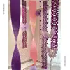 Decoração de Atmosfera para Quarto de Casamento Roxo, Nova Decoração de Cortina para Sala de Estar e Quarto de Casa Nova de Casamento, Guirlanda Longa com Caractere de Felicidade Dupla e Borboletas para Casamento