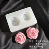 Molde de Silicona Hecho a Mano DIY Pegamento de Cristal Flor Estéreo Rosa Camelia Loto Hoja de Loto Yeso Fondant
