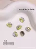 Pedras de Strass para Unhas K9 Ovo de Pombo, Celebridade da Internet Super Brilhantes Esmeralda Oval Grandes Pedras de Strass Sem Base, Bolas de Strass para Nail Art Prontas