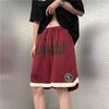 Shorts Verano para Hombre Estilo Americano High Street Marca Trendy Estilo Deportivo Baloncesto Pantalones Casuales Ins Sueltos Combinan con Todo Ropa Exterior Pantalones Cinco Puntos