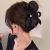 Elegante pinza para el pelo de tamaño grande para cabello grueso, pinza para el pelo simple nueva, pinza de tiburón para la parte posterior de la cabeza, accesorio para el pelo de cachorro de dibujos animados con galleta