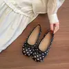 Zapatos Mary Jane Planos de Suela Baja Versátiles para Mujer 2026 Estilo Nuevo de Primavera Lunares Femeninos con Lazo Zapatos de Salón para Mujer