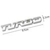 Nuevas pegatinas de aleación de zinc para coche turboalimentado modificado con metal, pegatinas para carrocería de coche deportivo, pegatinas decorativas con el logotipo de la cola del coche.