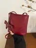 Bolso Bandolera Simple Retro Nuevo para Mujer, Bolso de Hombro Versátil de Moda Transfronterizo, Bolso Cubo Elegante Estilo Coreano para Viajar