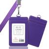 Credencial de Empleado, Portatarjeta de Identificación, Personalización de Lanyard, Estuche de Cuero para Credencial de Trabajo, Tarjeta de Comida para Control de Acceso, Credencial de Trabajo, Portatarjetas de PU, Permiso de Trabajo