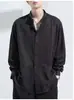 Camisa de Manga Larga para Hombre Estilo Japonés Hong Kong Ins Holgada para Hombre Primavera Otoño Moderna Versátil Chaqueta Casual Nueva