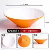 Tigela cônica bicolor, tigela de melamina para macarrão comercial, tigela especial para casas de macarrão, adequada para macarrão de caracol, wontons, macarrão misto, ramen e hot pot picante