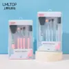 Kit de Pincéis de Maquiagem Lamela, Kit de Pincéis de Maquiagem de Alta Qualidade, Ferramentas de Maquiagem de Beleza, Conjunto de 6 Peças na Caixa, Conveniente para Viagem L0965
