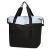 Bolsa de Viagem de Grande Capacidade com Cores Contrastantes, Bolsa Fitness com Separação Úmido e Seco, Bolsa de Bagagem Trolley Portátil Dobrável para Exterior, Tendência