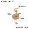 Pulseira Ins Cubo de Açúcar Esmalte de Aço Inoxidável Zircônia Peixe Pequeno Colorido Moda Versátil Joia Banhada a Ouro Real 18K