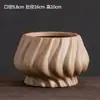 Maceta de Gres Imitación Piedra Arroz Bambú Florero Especial Boca Redonda Cerámica Transpirable Hogar Maceta para Plantas Verdes Adornos de Mesa Disponibles para Venta al por Mayor