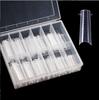 Molde de Nail Art Transfronteiriço Bandeja Sem Papel para Extensão de Cristal Pontas de Unha para Extensão Fototerapia Rápida Caixa com 120 Peças Venda Direta de Fábrica