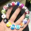 Explosões do TikTok Pulseira de Bilhar 8 Bola Negra Números da Sorte Masculinos Não Desbota Pulseira Masculina Pulseira Avançada de Contas