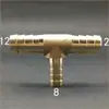 Conector Redutor em T com Engate Rápido Tipo Y Reto Tomada Tipo T Cabeça Verde Redutor em T Junta de Bambu para Gás