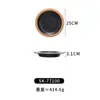 Juego de Cuatro Piezas de Vajilla de Melamina Tazones Pequeños de Plástico Tazones para Arroz Vajilla para Restaurante de Hot Pot Japonés y Coreano Tazones Platos Tazas de Imitación Porcelana Platos Redondos