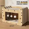Juguete para Gatos Papel Corrugado Lindo Forma de TV Rascador para Gatos, Duradero y Resistente al Desgaste, Adecuado para Gatitos para Jugar y Dormir, Juguete Todo en Uno para Gatos Mascotas