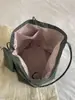 Bolso de hombro casual minimalista, bolso de axila de gran capacidad, bolso tote estudiantil para clase, bolsa de compras elegante de color liso para commuters