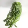 Decoração de Teto de Rattan Sintético Plantas Trepadeiras Verdes Lavanda de Milão Grande Plantas Artificiais Venda por Atacado