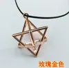 Collar Colgante Merkaba Mano de Fátima Collar Árbol de Sri Fresco y Dulce No
