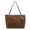 Bolso de Hombro para Mujer Gran Capacidad 2025 Bolso Nuevo Estilo de Gama Alta Bolso para Clase de Estudiante Universitario Bolso Tote de Gama Alta