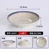 Tigela de Argila Dupla Felicidade Vintage Retrô Antiga Tigela Pequena para Pratos Uso Comercial Restaurante de Hot Pot Tigela Pequena para Servir Tigela de Condimentos Tigela de Arroz
