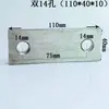 Porcas retangulares de aço inoxidável 304, porcas multi-furo, acessórios para perfil de alumínio, porcas não padronizadas M6, M4, M8