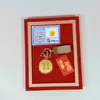 Oro Puro 999 Gama Alta Exquisito Regalo Día de San Valentín Chino 520 Paz y Alegría Princesa Por Favor Haz Galletas de la Fortuna para que Otros las Regalen Venta al por Mayor