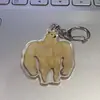 Gato Cheems Divertido y Perro Paquete de Expresiones Divertidas Llavero Acrílico Colgante para Mochila Pequeño Regalo