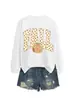 Transfronterizo Talla europea Amazon eBay sitio independiente casual versátil elegante mujer OTOÑO lunares letra mariposa