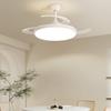 Lámpara Ventilador Invisible 2025 Nueva Lámpara Ventilador de Techo Sala de Estar Comedor Candelabro Dormitorio con Ventilador Ultra-Delgada Zhongshan Lámparas